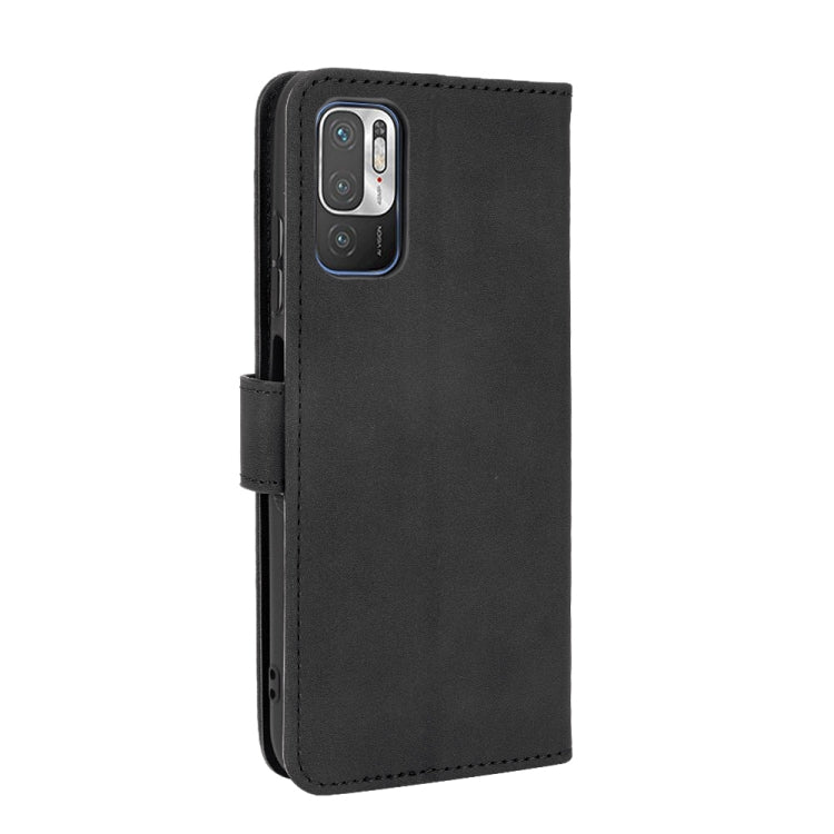 Solid Color Skin Feel Magnetic Buckle Horizontal Flip Calf Texture PU Leather Case with Holder & Card Slots & Wallet