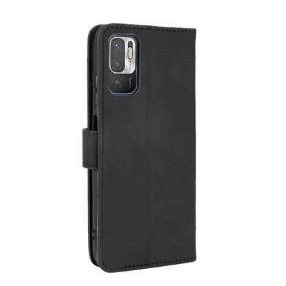 Solid Color Skin Feel Magnetic Buckle Horizontal Flip Calf Texture PU Leather Case with Holder & Card Slots & Wallet