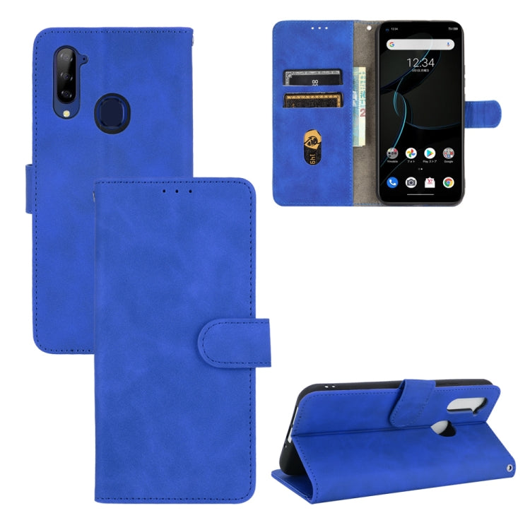 Solid Color Skin Feel Magnetic Buckle Horizontal Flip Calf Texture PU Leather Case with Holder & Card Slots & Wallet