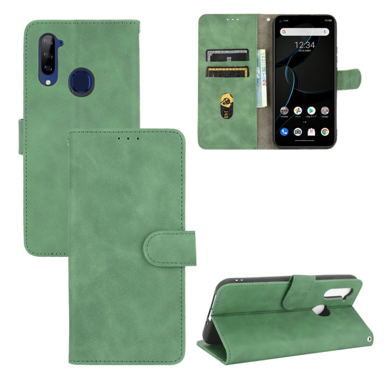 Solid Color Skin Feel Magnetic Buckle Horizontal Flip Calf Texture PU Leather Case with Holder & Card Slots & Wallet