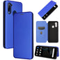 Carbon Fiber Texture Magnetic Horizontal Flip TPU + PC + PU Leather Case with Card Slot, For Oukitel C23 Pro, For Samsung Galaxy A22 4G, For ZTE Libero 5G