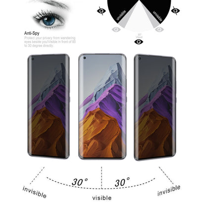For OnePlus 9 Pro No Fingerprint Unlock 0.3mm 9H Surface Hardness 3D Curved Surface Privacy Glass Film, For Xiaomi Mi 11 (1 PCS), For OPPO Reno5 Pro 5G (1 PCS), For vivo X50 Pro (1 PCS), For OnePlus 8 Pro (1 PCS), For Meizu 18 / 18s (1 PCS)            ...