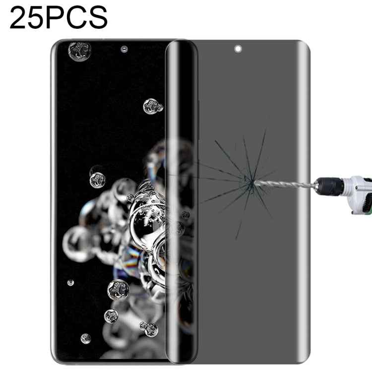 For OnePlus 9 Pro No Fingerprint Unlock 25pcs 0.3mm 9H Surface Hardness 3D Curved Surface Privacy Glass Film, For OnePlus 8 Pro (25 PCS), For Xiaomi Mi 11 (25 PCS), For vivo X50 Pro (25 PCS), For OPPO Reno5 Pro 5G (25 PCS), For OnePlus 9 Pro (25 PCS)  ...