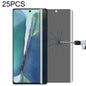 For OnePlus 9 Pro No Fingerprint Unlock 25pcs 0.3mm 9H Surface Hardness 3D Curved Surface Privacy Glass Film, For OnePlus 8 Pro (25 PCS), For Xiaomi Mi 11 (25 PCS), For vivo X50 Pro (25 PCS), For OPPO Reno5 Pro 5G (25 PCS), For OnePlus 9 Pro (25 PCS)  ...