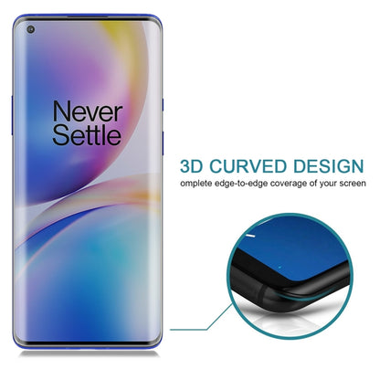 For OnePlus 9 Pro No Fingerprint Unlock 25pcs 0.3mm 9H Surface Hardness 3D Curved Surface Privacy Glass Film