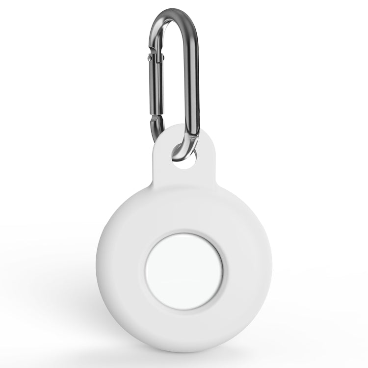 Anti-scratch Silicone Shockproof Protective Cover Case with Carabiner, For AirTag