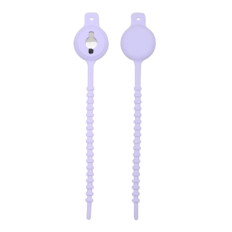 Drawstring Type Luminous Silicone Protective Case for AirTag