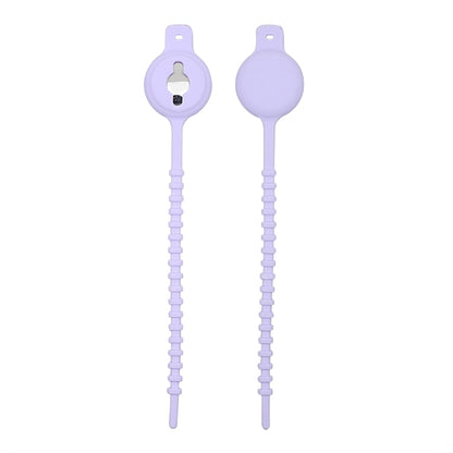 Drawstring Type Luminous Silicone Protective Case for AirTag