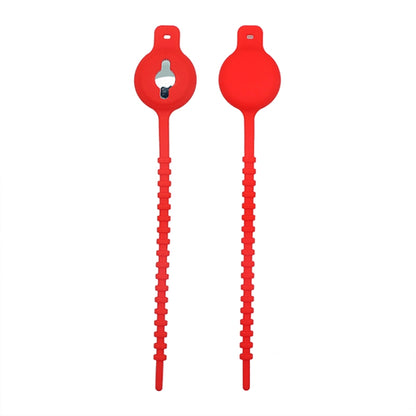 Drawstring Type Luminous Silicone Protective Case for AirTag