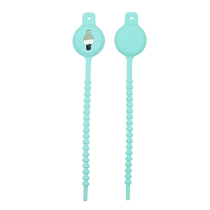 Drawstring Type Luminous Silicone Protective Case for AirTag