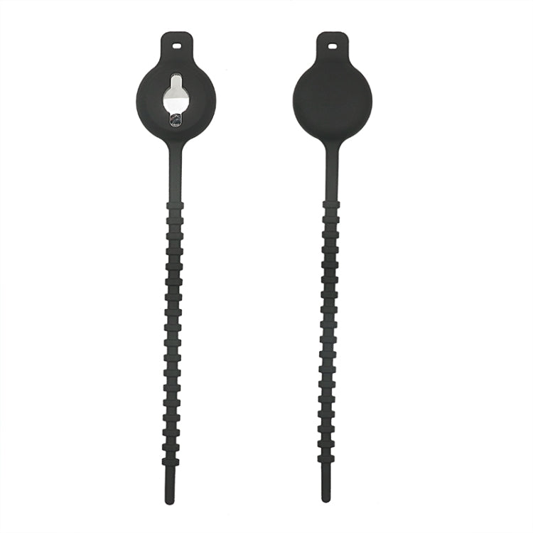 Drawstring Type Luminous Silicone Protective Case for AirTag