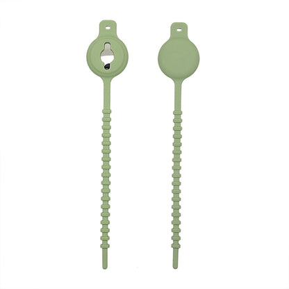 Drawstring Type Luminous Silicone Protective Case for AirTag