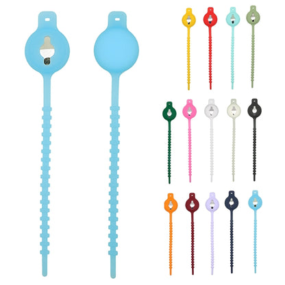 Drawstring Type Luminous Silicone Protective Case for AirTag