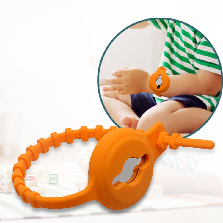 Drawstring Type Luminous Silicone Protective Case for AirTag