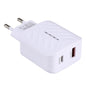 LZ-822A+C PD 20W USB-C / Type-C + QC 3.0 USB Fast Travel Charger,, US Plug, EU Plug