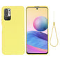 Pure Color Liquid Silicone Shockproof Full Coverage Case