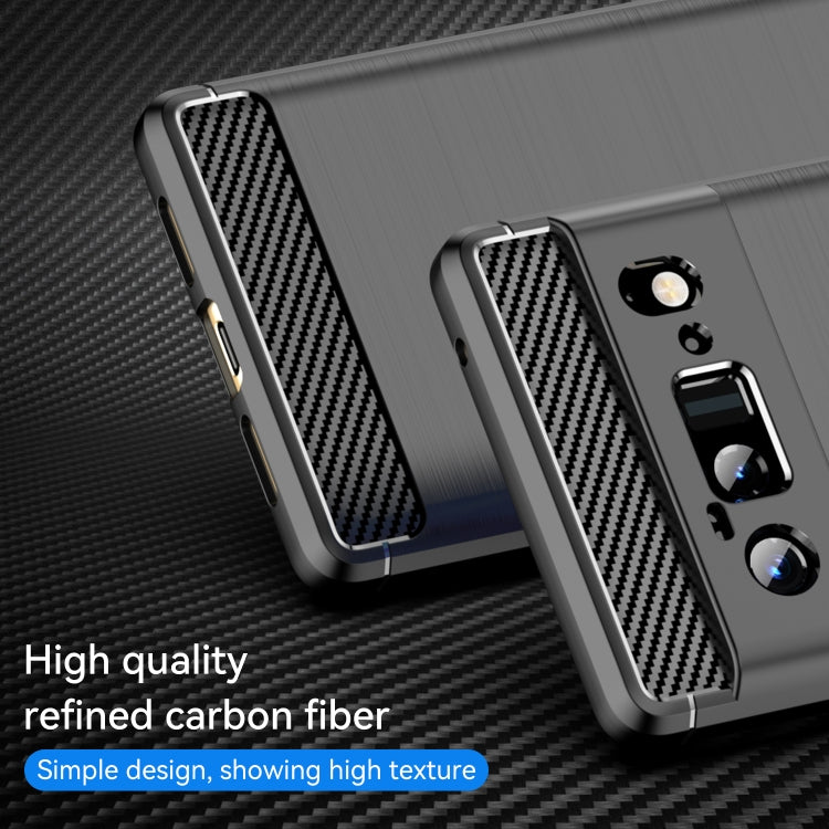 Brushed Texture Carbon Fiber TPU Case