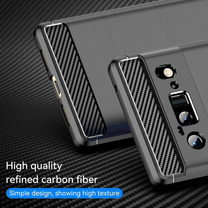 Brushed Texture Carbon Fiber TPU Case