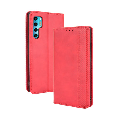 Magnetic Buckle Retro Crazy Horse Texture Horizontal Flip Leather Case with Holder & Card Slots & Photo Frame, Series 3