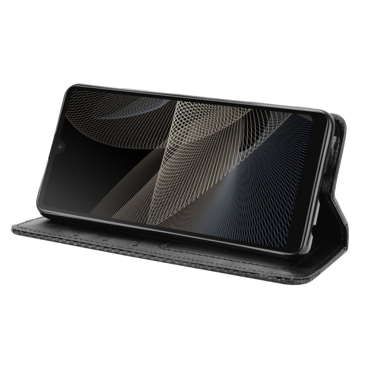 Magnetic Buckle Retro Crazy Horse Texture Horizontal Flip Leather Case with Holder & Card Slots & Photo Frame, Series 3