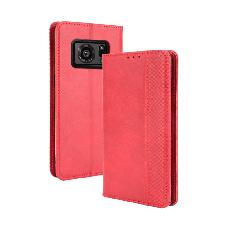 Magnetic Buckle Retro Crazy Horse Texture Horizontal Flip Leather Case with Holder & Card Slots & Photo Frame, Series 3