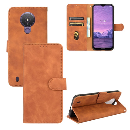 Solid Color Skin Feel Magnetic Buckle Horizontal Flip Calf Texture PU Leather Case with Holder & Card Slots & Wallet