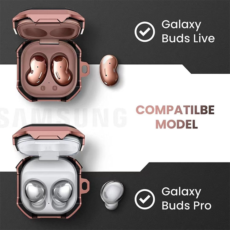 Wireless Earphones Thunder Battlegear Anti-fall Protective Case with Hook Up For Samsung Galaxy Buds Live