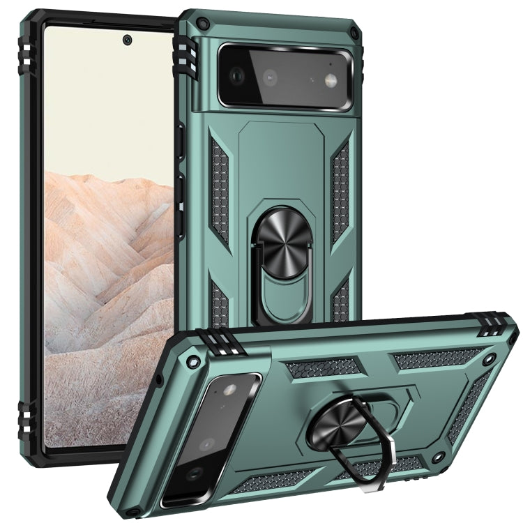 Shockproof TPU + PC Protective Case with 360 Degree Rotating Holder