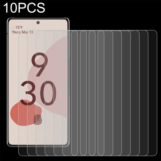 10 PCS 0.26mm 9H 2.5D Tempered Glass Film, For Google Pixel 6 (10 PCS)