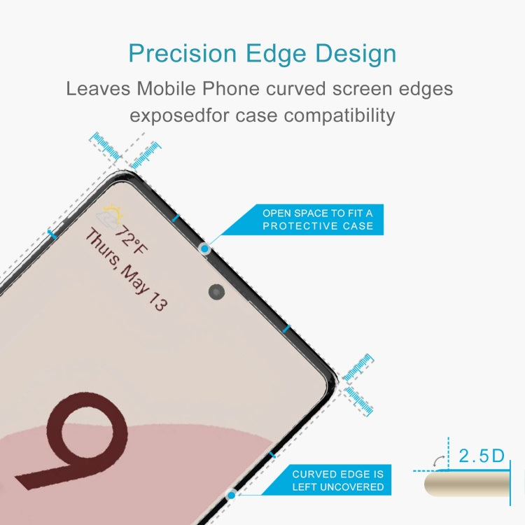 50 PCS 0.26mm 9H 2.5D Tempered Glass Film, For Google Pixel 6 (50 PCS)