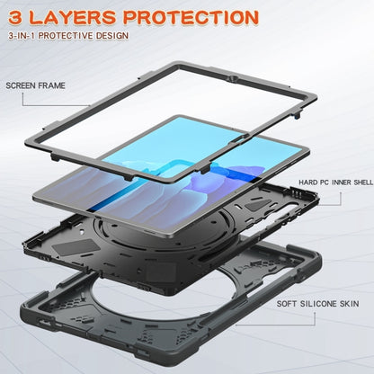 Silicone + PC Protective Case with Holder & Shoulder Strap