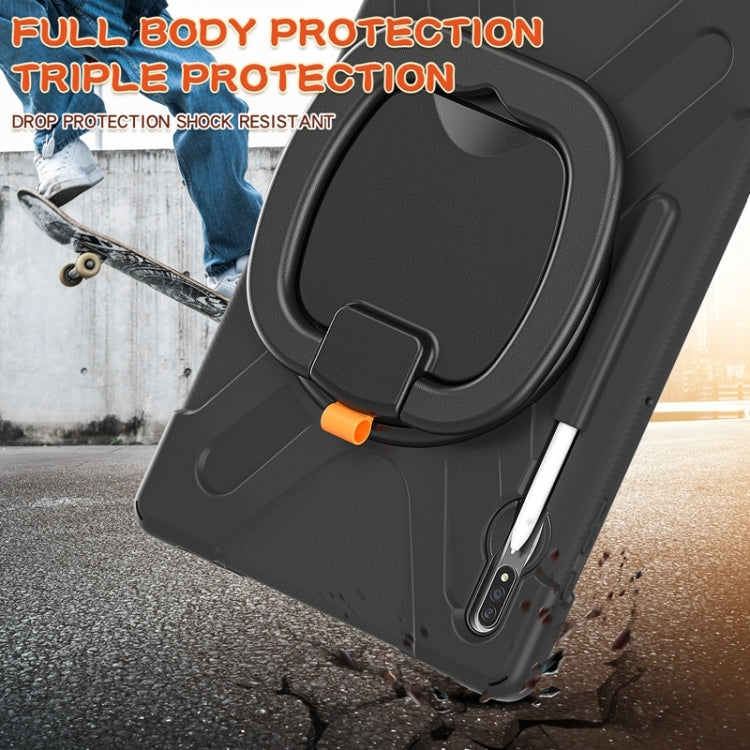 Silicone + PC Protective Case with Holder & Shoulder Strap