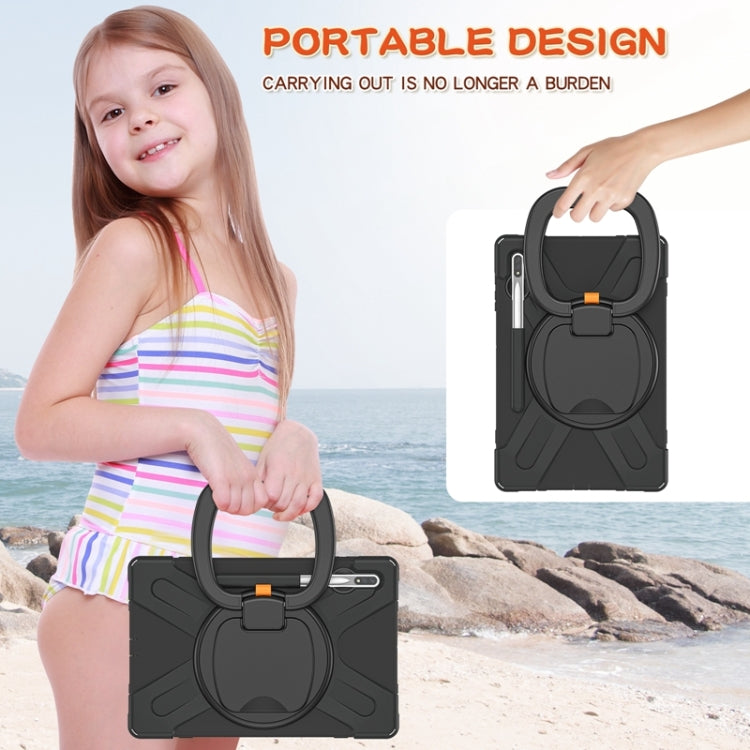 Silicone + PC Protective Case with Holder & Shoulder Strap