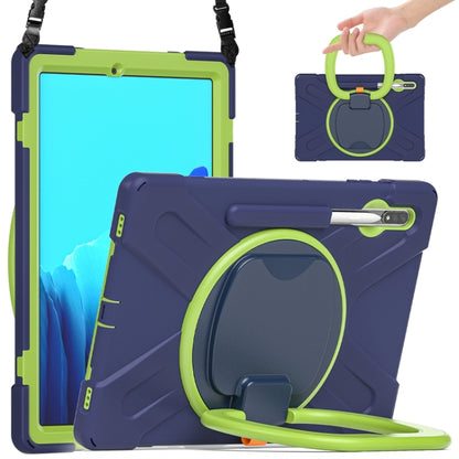 Silicone + PC Protective Case with Holder & Shoulder Strap