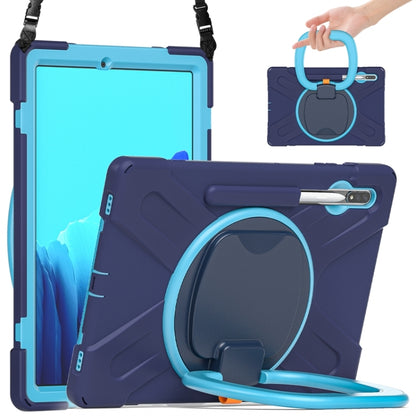 Silicone + PC Protective Case with Holder & Shoulder Strap