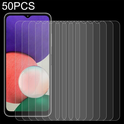 50 PCS 0.26mm 9H 2.5D Tempered Glass Film