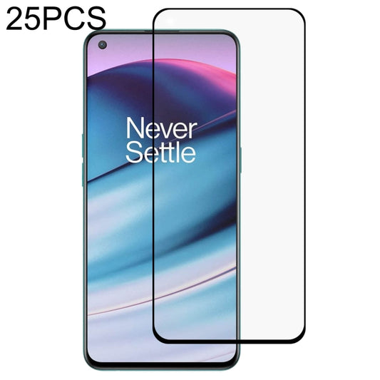 25 PCS Full Glue Full Screen Tempered Glass Film, For OnePlus Nord CE 5G (25 PCS), For Samsung Galaxy A22 4G (25 PCS), For Samsung Galaxy A22 5G (25 PCS), For Samsung Galaxy S21 FE 5G (25 PCS)