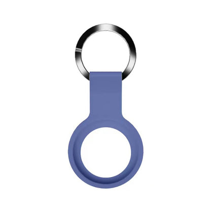 Mutural Liquid Silicone Protective Case with Key Ring for AirTag 2nd Gen / AirTag 1st Gen