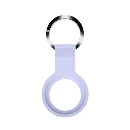 Mutural Liquid Silicone Protective Case with Key Ring for AirTag 2nd Gen / AirTag 1st Gen