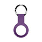 Mutural Liquid Silicone Protective Case with Key Ring for AirTag 2nd Gen / AirTag 1st Gen