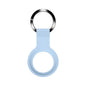 Mutural Liquid Silicone Protective Case with Key Ring for AirTag 2nd Gen / AirTag 1st Gen
