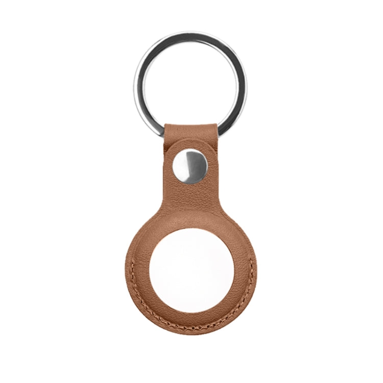 Mutural PU Leather Protective Case with Key Ring for AirTag