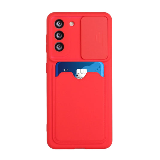 Sliding Camera Cover Design TPU Protective Case with Card Slot