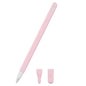 3 in 1 Pure Color Silicone Stylus Pen Protective Case Set for Apple Pencil 2