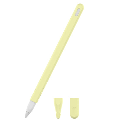 3 in 1 Pure Color Silicone Stylus Pen Protective Case Set for Apple Pencil 2