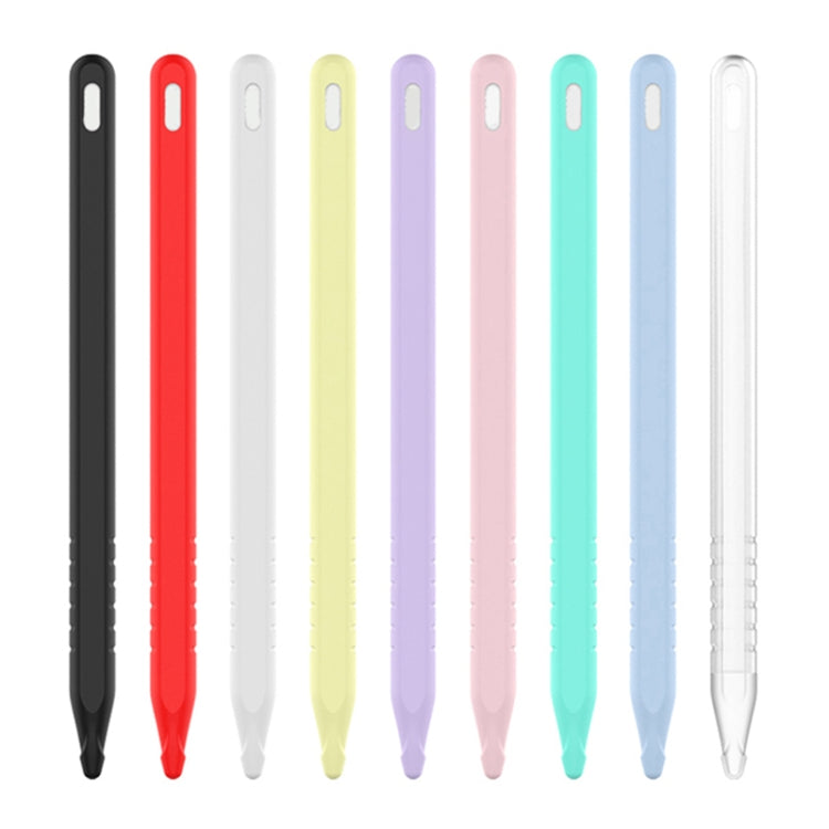 3 in 1 Pure Color Silicone Stylus Pen Protective Case Set for Apple Pencil 2