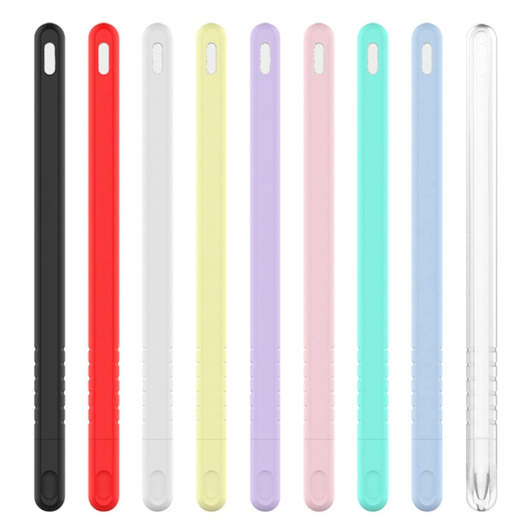 3 in 1 Pure Color Silicone Stylus Pen Protective Case Set for Apple Pencil 2