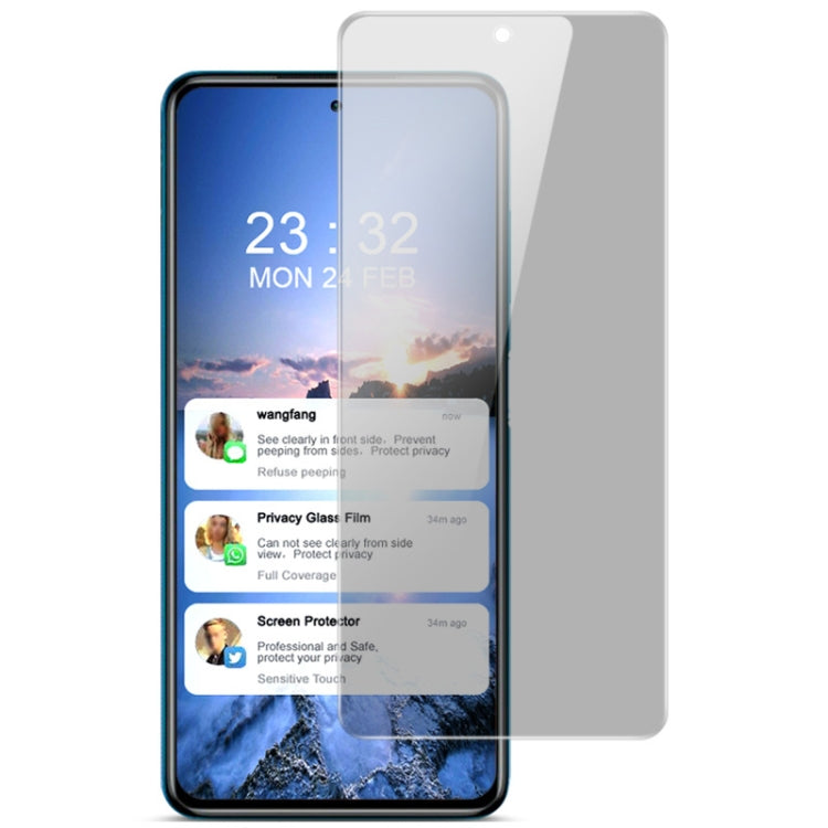 IMAK HD Anti-spy Tempered Glass Protective Film, For Xiaomi POCO X3 NFC / POCO X3 Pro / POCO X3