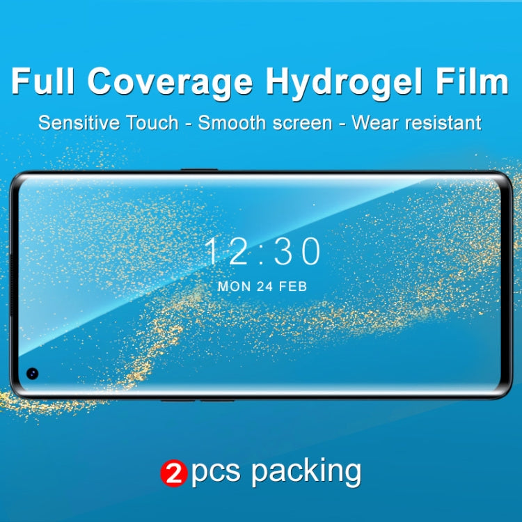 2 PCS IMAK Curved Full Screen Hydrogel Film Front Protector