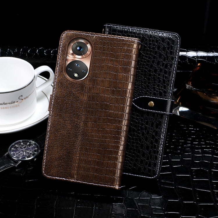 idewei Crocodile Texture Horizontal Flip Leather Case with Holder & Card Slots & Wallet